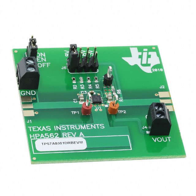 TPS7A8001DRBEVM Texas Instruments  Cartes d'évaluation - Régulateurs de tension linéaires